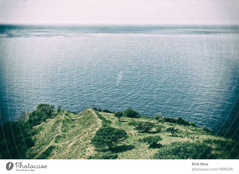 Bornholm / Blick von Hammershus auf die Ostsee Ferien & Urlaub & Reisen Tourismus Ausflug Ferne Freiheit Sommer Sommerurlaub Meer Insel Umwelt Natur Landschaft