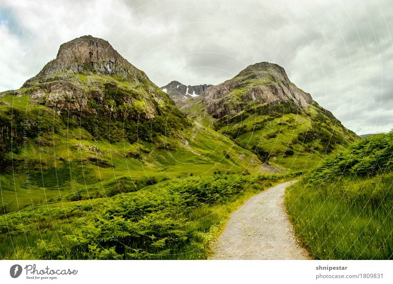 Glencoe at its best sportlich Fitness Ferien & Urlaub & Reisen Tourismus Ausflug Abenteuer Ferne Freiheit Expedition Berge u. Gebirge wandern Umwelt Natur