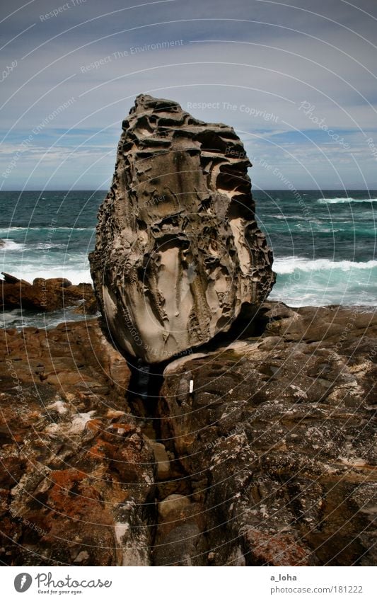 surf life saving australia Landschaft Himmel Wolken Horizont Wellen Küste Strand Meer Stein Wasser träumen ästhetisch außergewöhnlich eckig gigantisch groß