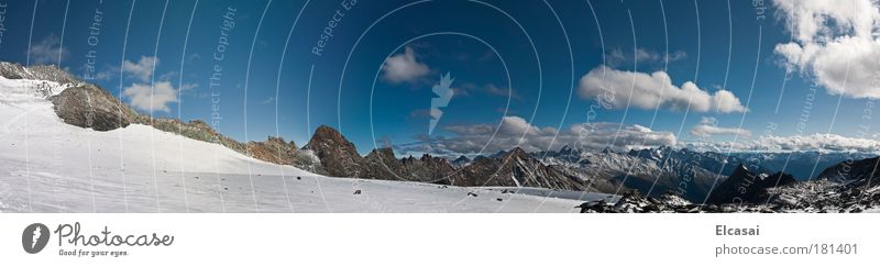 Am Glockner Farbfoto Außenaufnahme Menschenleer Tag Sonnenlicht Panorama (Aussicht) Weitwinkel Ferien & Urlaub & Reisen Tourismus Ferne Freiheit Expedition