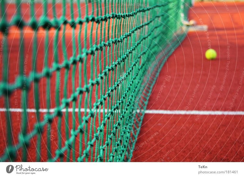 tiebreak Farbfoto Außenaufnahme Menschenleer Tag Weitwinkel Freizeit & Hobby Spielen Tennis beobachten machen "tennis tennisplatz ball spielfeld," Tennisnetz