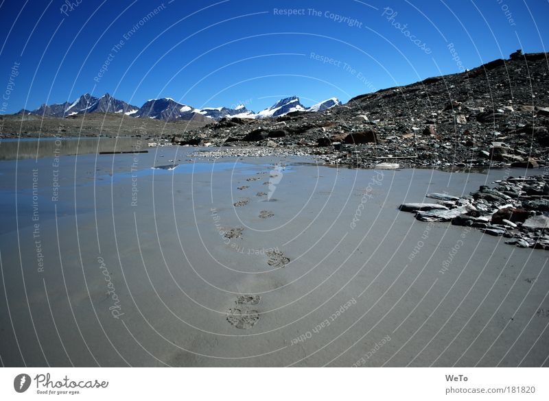 Bergtour Farbfoto Außenaufnahme Menschenleer Tag Sonnenlicht Panorama (Aussicht) Weitwinkel Umwelt Natur Landschaft Erde Sand Wolkenloser Himmel Schönes Wetter