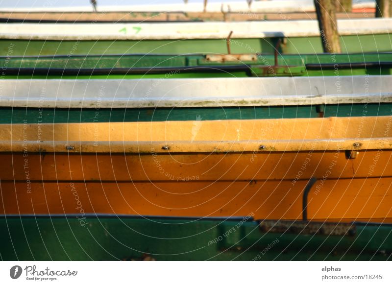 Boote 3 Wasserfahrzeug See Teich Steg Sommer Ente