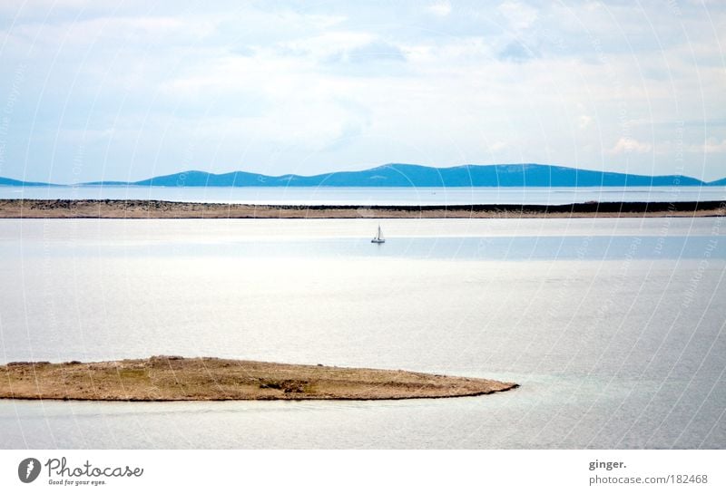 Wenn die Seele Segel setzt... harmonisch Erholung Ferne Freiheit Meer Insel Segeln Umwelt Natur Erde Wasser Himmel Horizont Felsen Berge u. Gebirge Wellen Küste