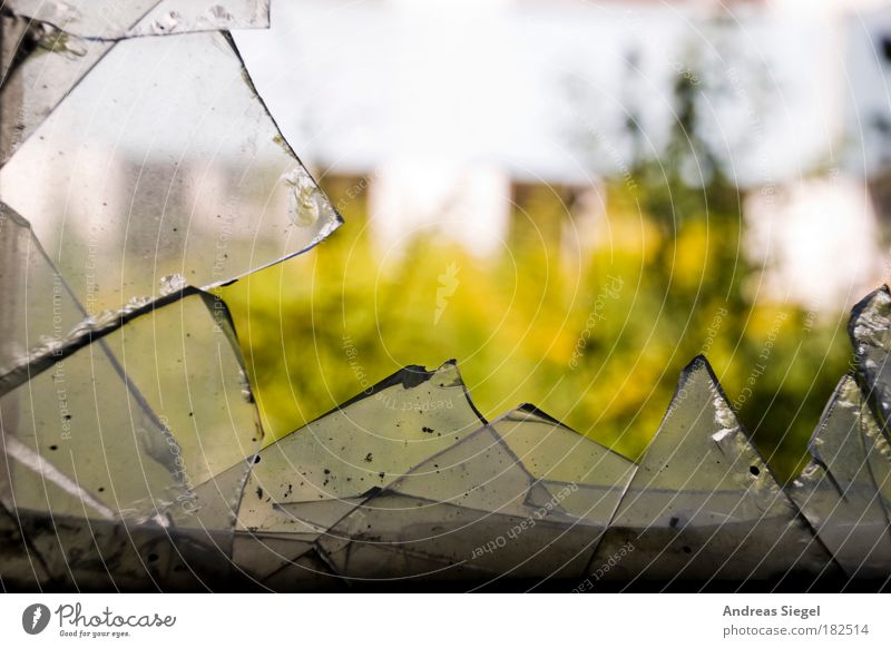 Es war einmal ein Fenster Farbfoto Gedeckte Farben Nahaufnahme Detailaufnahme Menschenleer Tag Licht Kontrast Sonnenlicht Schwache Tiefenschärfe Haus Gebäude