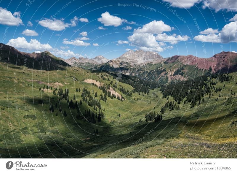 Capitol Peak schön Ferien & Urlaub & Reisen Abenteuer Sommer Berge u. Gebirge wandern Umwelt Natur Landschaft Urelemente Himmel Wolken Schönes Wetter Baum Blume