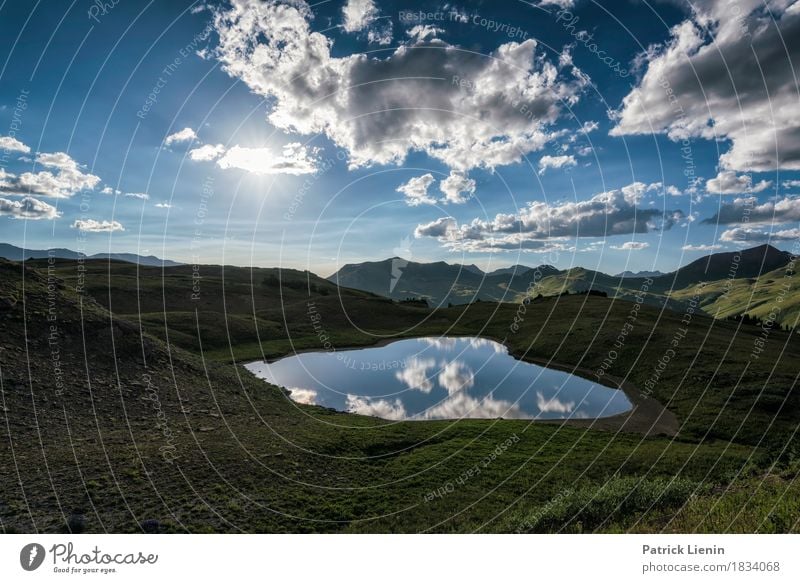 Wolkenwelt schön Ferien & Urlaub & Reisen Abenteuer Sommer Sonne Berge u. Gebirge wandern Spiegel Umwelt Natur Landschaft Urelemente Erde Luft Himmel