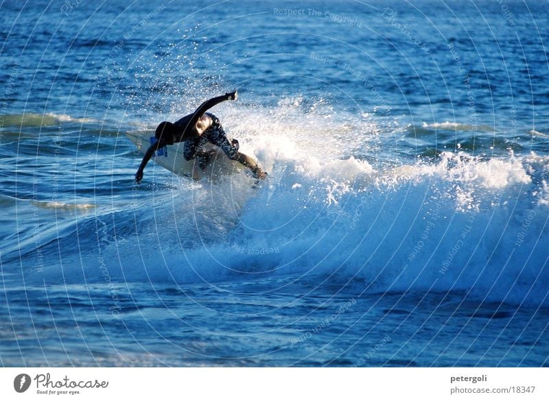 surf cnv000120 Surfen Wellen Meer Surfer Gegenlicht Puerto Escondido Sport Sonne Mexiko