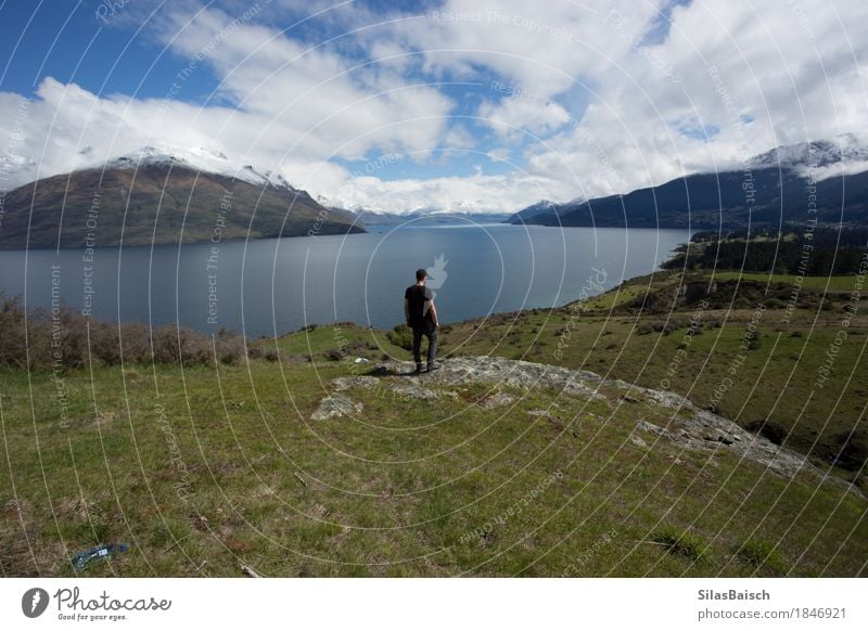 Mach eine Pause Freude Ferien & Urlaub & Reisen Ausflug Abenteuer Ferne Freiheit Expedition Camping Berge u. Gebirge wandern Fitness Sport-Training Mensch