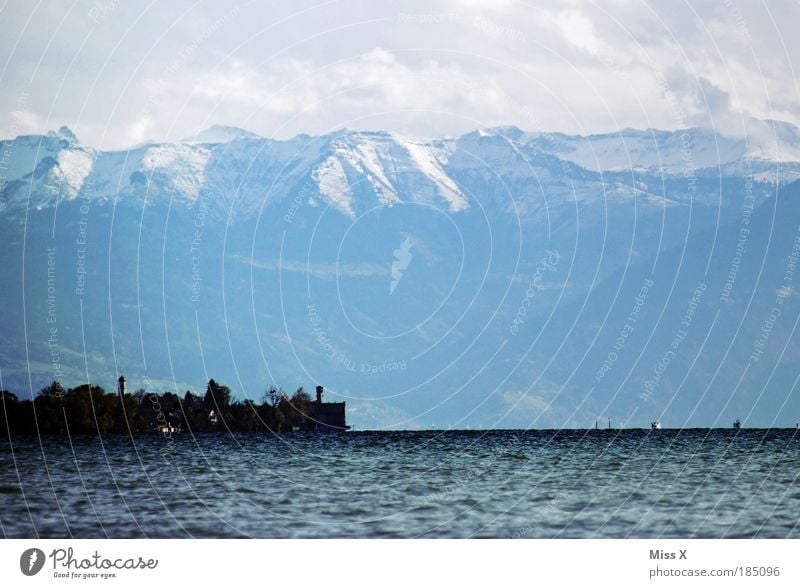 Bodensee Ferien & Urlaub & Reisen Tourismus Ferne Winter Winterurlaub Berge u. Gebirge Herbst Schönes Wetter Alpen Schneebedeckte Gipfel Küste Seeufer groß