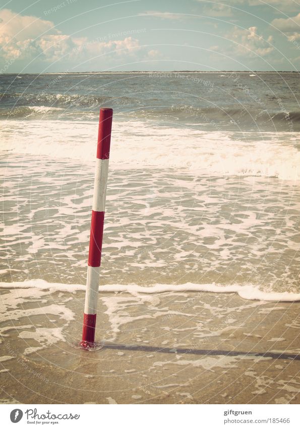 standhaft Ferien & Urlaub & Reisen Tourismus Ausflug Ferne Freiheit Sommer Sonne Strand Meer Insel Wellen Umwelt Natur Landschaft Wasser Küste Nordsee Langeoog