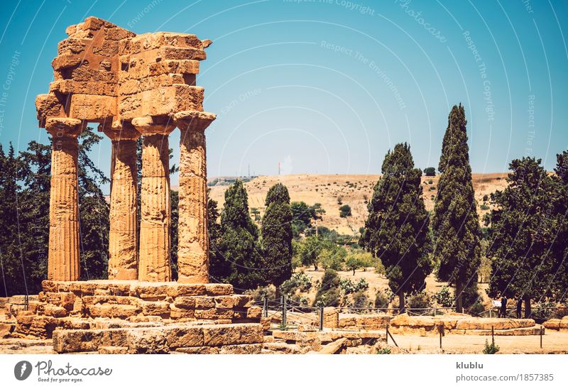 Tal der Tempel in Agrigent, Sizilien, Italien Ferien & Urlaub & Reisen Tourismus Ruine Architektur Stein alt historisch Religion & Glaube Agrigento Griechen