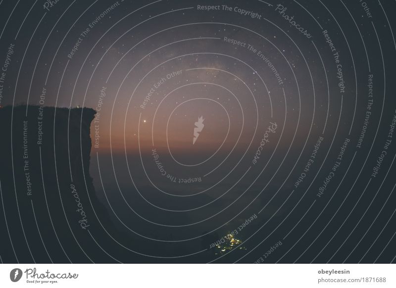 Milchstraße Lifestyle Stil Kunst Künstler Natur Landschaft Himmel Nachthimmel Stern Abenteuer Farbfoto mehrfarbig Detailaufnahme Weitwinkel