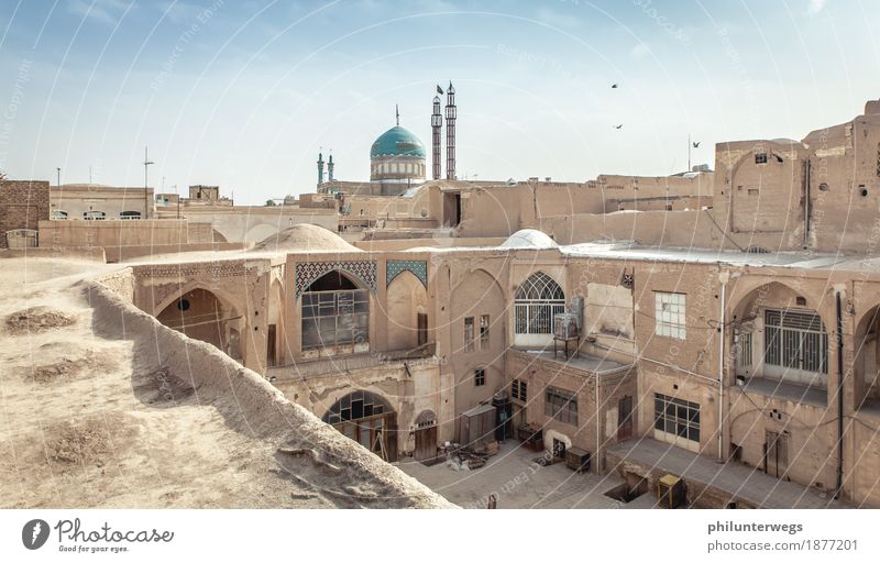 Dächer von Kashan Ferien & Urlaub & Reisen Tourismus Abenteuer Ferne Freiheit Sightseeing Städtereise Expedition Häusliches Leben Haus Iran Kleinstadt Stadt