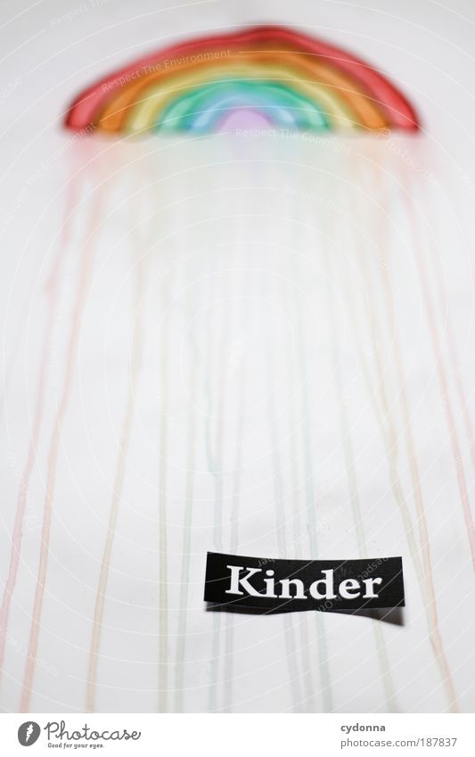 Kinder des Regenbogens Freizeit & Hobby Basteln Kindererziehung Bildung Kindergarten Kindheit Leben Zeichen Schriftzeichen Erfahrung Freude