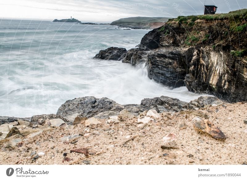 Wild waves Leben Ferien & Urlaub & Reisen Ausflug Abenteuer Ferne Freiheit Sommer Sommerurlaub Meer Wellen Natur Landschaft Wasser Felsen Berge u. Gebirge