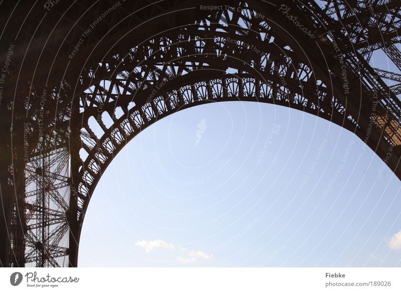 tragische Stehlampe Kunst Sehenswürdigkeit Wahrzeichen Denkmal Deutscher Bundestag Tour d'Eiffel Ferien & Urlaub & Reisen Tourismus Hauptstadt Paris Kultur