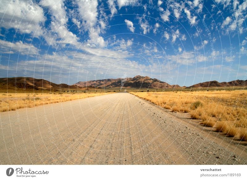 Namibia - On the Gravelroad Ferien & Urlaub & Reisen Ferne Freiheit Safari Expedition Sonne Berge u. Gebirge Natur Landschaft Erde Himmel Wolken Wärme