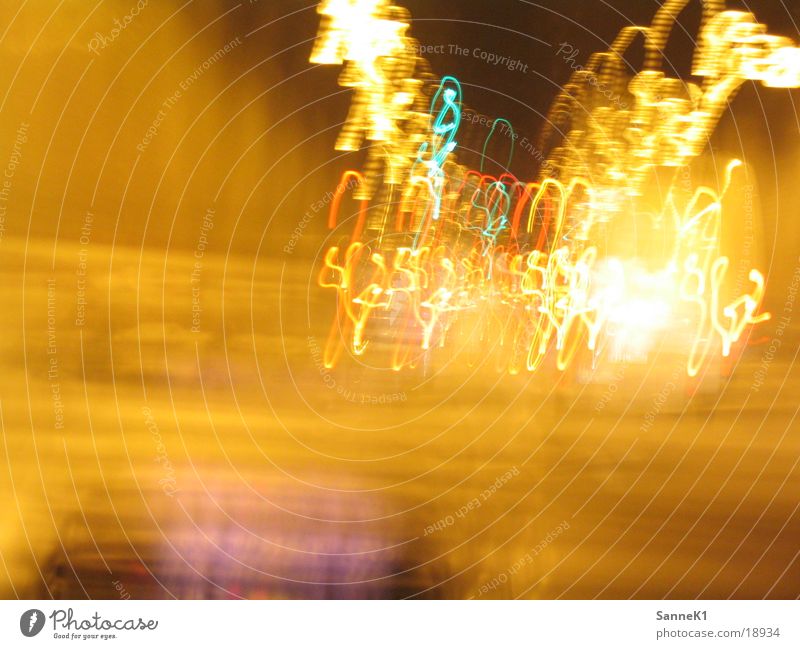 don't drink and drive Licht Rücklicht Streifen Langzeitbelichtung verwackeln lichterstreifen langzeitbelichtung Sankt Pauli-Elbtunnel schöne farben