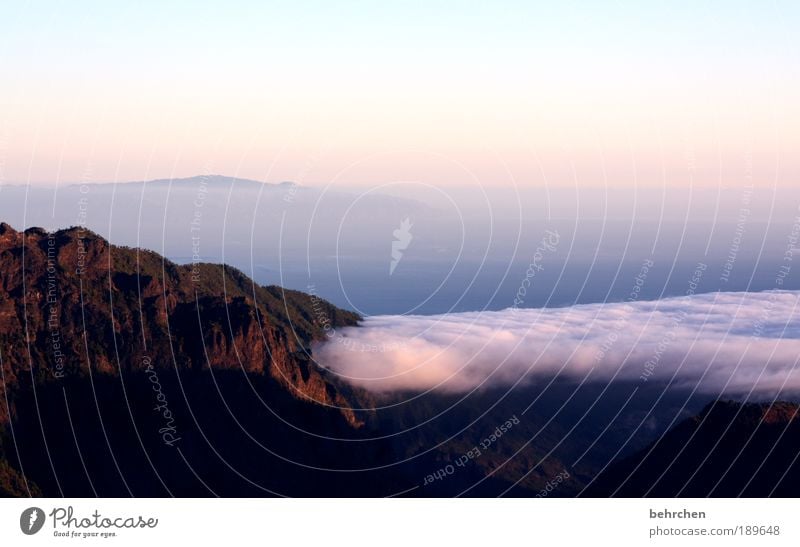 wolke knutscht berg Ferien & Urlaub & Reisen Tourismus Ausflug Ferne Freiheit Umwelt Natur Landschaft Himmel Wolken Klimawandel Schönes Wetter Berge u. Gebirge