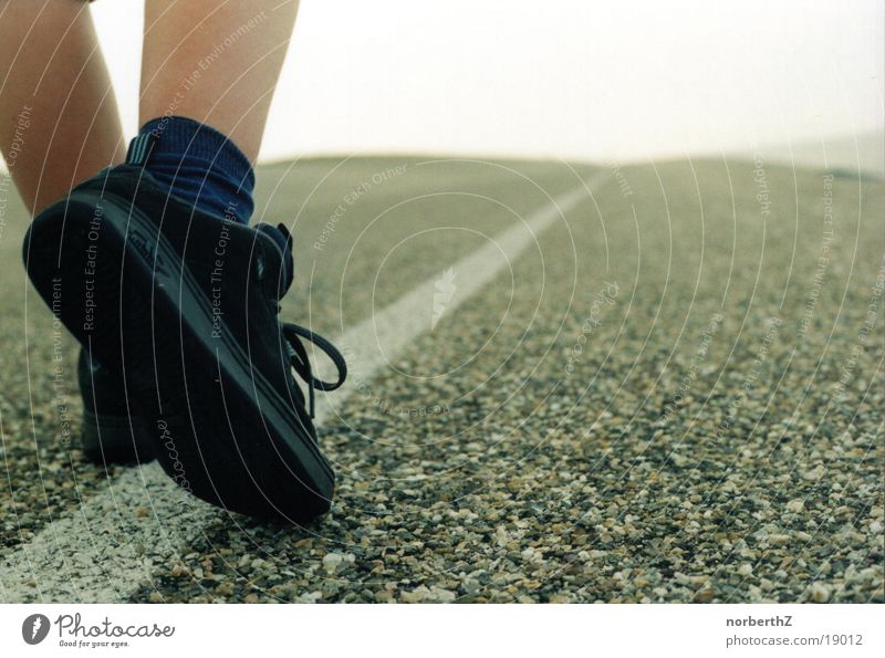 Fuss Strasse Joggen Schuhe Verkehr Fuß rennen Straße Wege & Pfade Ziel laufen