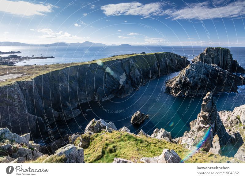 hinunter Ferien & Urlaub & Reisen Abenteuer Ferne Freiheit Sonne Meer Insel wandern Natur Landschaft Wasser Himmel Herbst Schönes Wetter Küste beobachten