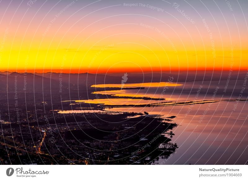 bodensee and sunset Design Meditation Strand Wind Berge u. Gebirge See Erholung pfander Bodensee bodensea lindai am bodensee Bregenz Schweiz Österreich