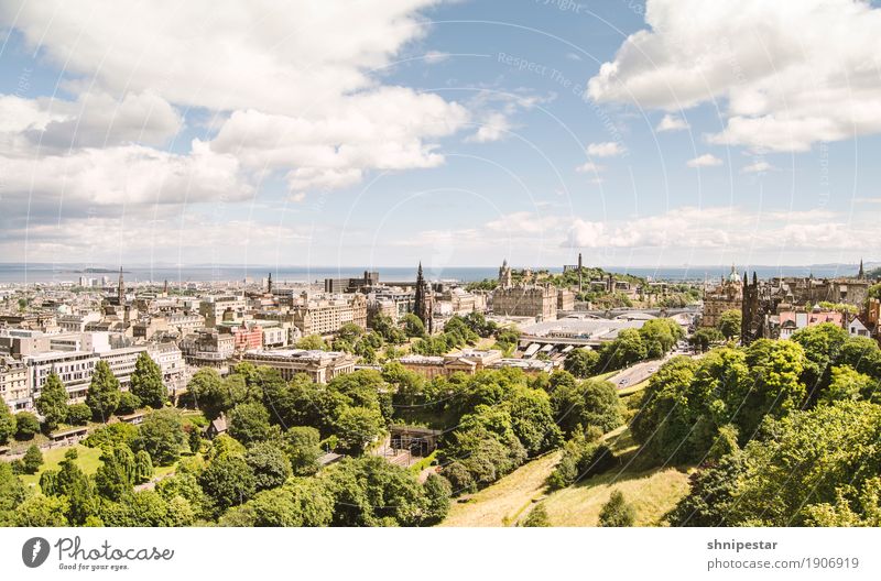 Edinburgh Freizeit & Hobby Ferien & Urlaub & Reisen Tourismus Sightseeing Städtereise Expedition Sommerurlaub Ausstellung Museum Architektur Himmel Wolken