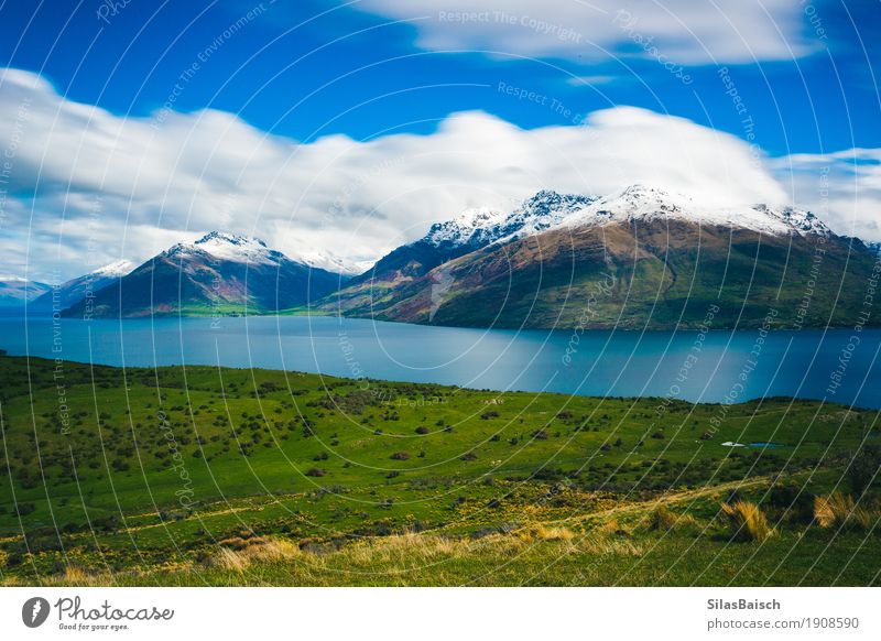 Schöne Landschaft Wellness Erholung Meditation Abenteuer Ferne Freiheit wandern Umwelt Natur Schönes Wetter Hügel Felsen Küste Seeufer Bucht Insel ästhetisch