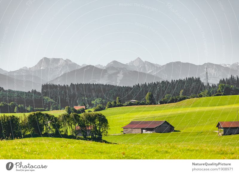 unterallgau Ferien & Urlaub & Reisen Tourismus Ausflug Abenteuer Ferne Sommer Sommerurlaub Berge u. Gebirge wandern Umwelt Natur Landschaft Luft Himmel Horizont