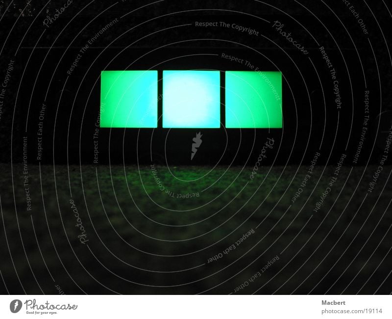 Stufenbeleuchtung Sicherheit grün Elektrisches Gerät Technik & Technologie 3 Felder Treppe