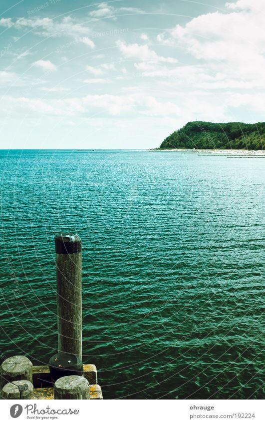 Die Insel Ferien & Urlaub & Reisen Ausflug Ferne Freiheit Sommer Strand Meer Wellen Umwelt Wasser Wolken Berge u. Gebirge Küste Ostsee entdecken