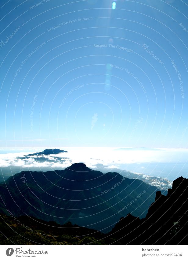 schöne aussichten... Ferien & Urlaub & Reisen Ausflug Ferne Freiheit Natur Landschaft Himmel Wolken Klimawandel Schönes Wetter Berge u. Gebirge Insel