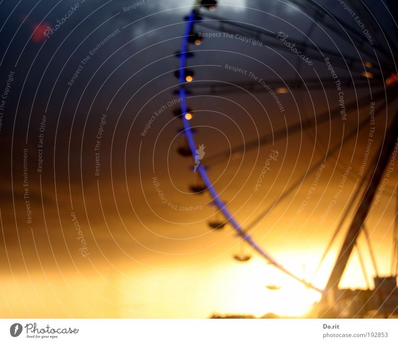 Alles Gute zum Geburtstag!!! Lifestyle harmonisch Wohlgefühl Zufriedenheit Ausflug Entertainment Jahrmarkt fahren Riesenrad Gewitter Gewitterwolken Wolkenhimmel