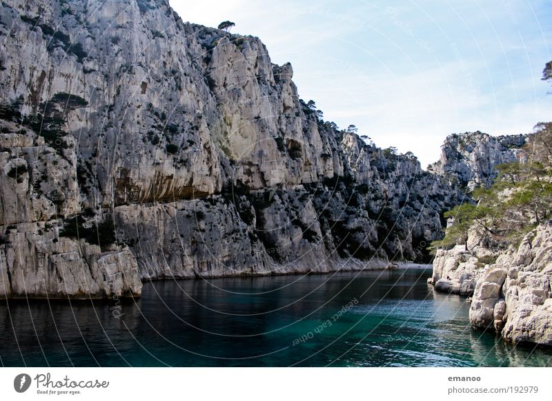 Calanques Ferien & Urlaub & Reisen Freiheit Sommer Sommerurlaub Sonne Strand Meer Umwelt Natur Landschaft Wasser Schönes Wetter Felsen Küste Bucht Fjord schön