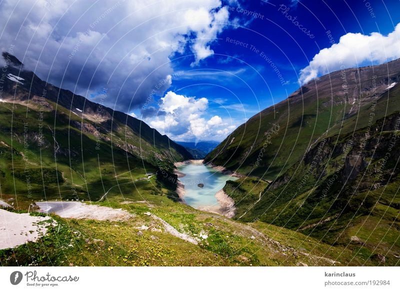 HEIDI HEIDI HEIDI Ferien & Urlaub & Reisen Tourismus Berge u. Gebirge Umwelt Natur Landschaft Wolken Sommer Wetter Alpen See Stein Wasser blau grün Horizont