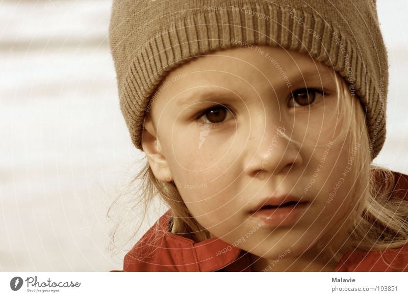 Rotznase Freude Sinnesorgane Ferien & Urlaub & Reisen Ferne Freiheit Sommerurlaub Strand Kleinkind Mädchen Gesicht Nase 1 Mensch 3-8 Jahre Kind Kindheit Luft