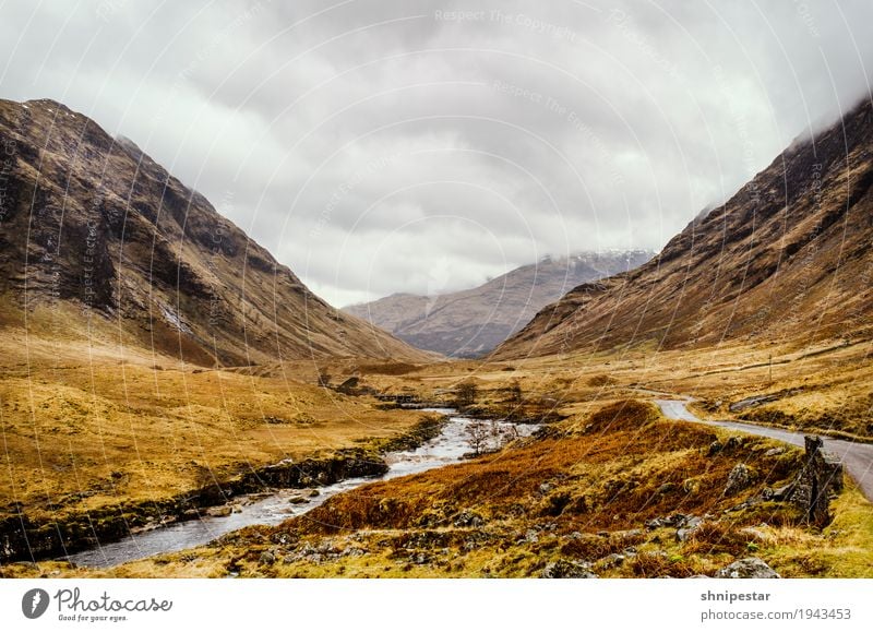 Glen Etive Leben Erholung ruhig Ferien & Urlaub & Reisen Tourismus Ausflug Abenteuer Expedition Berge u. Gebirge wandern Umwelt Natur Landschaft Pflanze