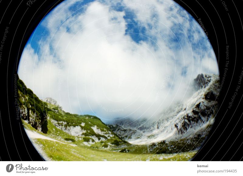 {50} Bergwelt Ausflug Freiheit Berge u. Gebirge Umwelt Natur Landschaft Pflanze Erde Himmel Wolken Frühling Sommer Schönes Wetter Gras Felsen Alpen Gipfel