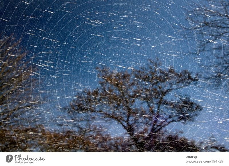 Meteoritenschauer Gemälde Umwelt Natur Landschaft Pflanze Urelemente Himmel Stern Unwetter Regen Hagel Baum Sträucher Metall träumen außergewöhnlich dreckig