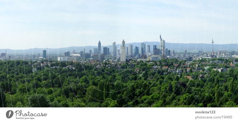 Frankfurt - Big Panorama Frankfurt am Main Panorama (Aussicht) Europa groß Panorama (Bildformat)