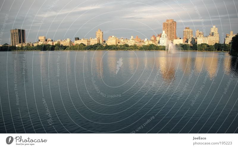 central park nyc Lifestyle Ferien & Urlaub & Reisen Tourismus Ausflug Sightseeing Städtereise Sommer Wasser Park Skyline Blick frei schön Stadt Lebensfreude