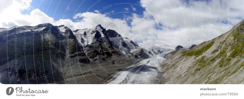 Großglockner Panorama Hochalpen Pasterze Österreich Berge u. Gebirge