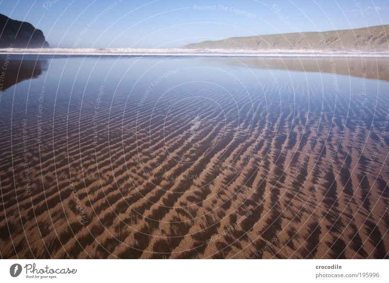 New Zealand XII Umwelt Natur Landschaft Urelemente Erde Sand Wasser Himmel Horizont Schönes Wetter Küste Strand Meer fantastisch Flüssigkeit Kitsch schön Freude