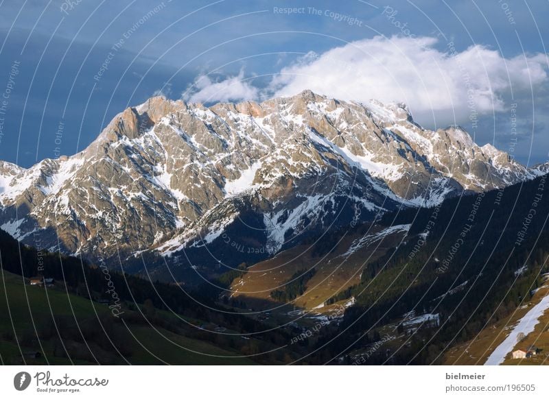 Bergstück Klettern Bergsteigen Skier Skipiste Natur Landschaft Urelemente Erde Luft Wasser Himmel Wolken Horizont Sonnenlicht Winter Klima Klimawandel