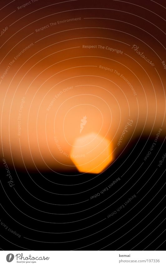 Diamant am Horizont Himmel Wolkenloser Himmel Sonne Sonnenaufgang Sonnenuntergang Sonnenlicht Schönes Wetter Wärme leuchten dunkel heiß hell gelb schwarz