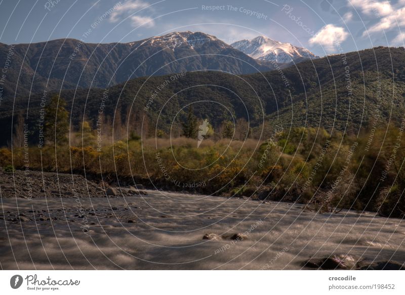 New Zealand XXXVIII Umwelt Natur Landschaft Erde Wasser Himmel Wolken Klima Wetter Schönes Wetter Pflanze Wald Hügel Felsen Alpen Berge u. Gebirge