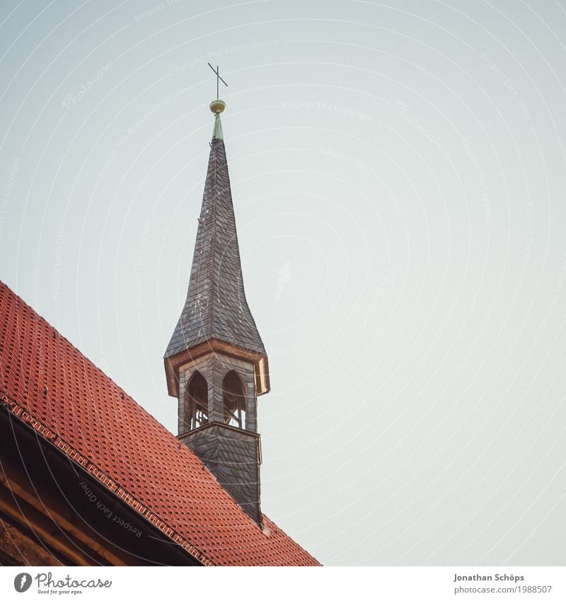 Ursulinenkloster Erfurt III Winter Hauptstadt Stadtzentrum Altstadt Religion & Glaube Kirche Turm Bauwerk Gebäude Architektur Fassade Dach Sehenswürdigkeit