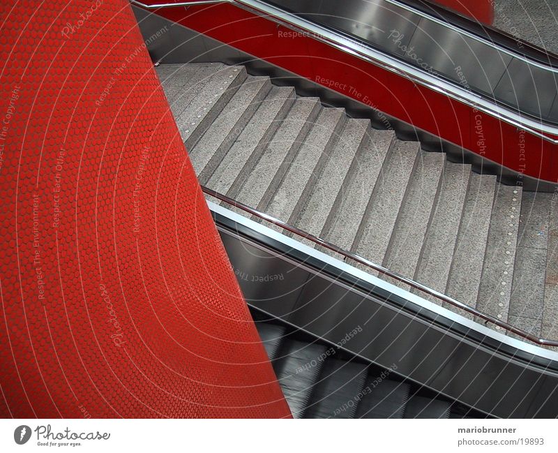 rolltreppe Rolltreppe Dinge Treppe Bahnhof Rolle