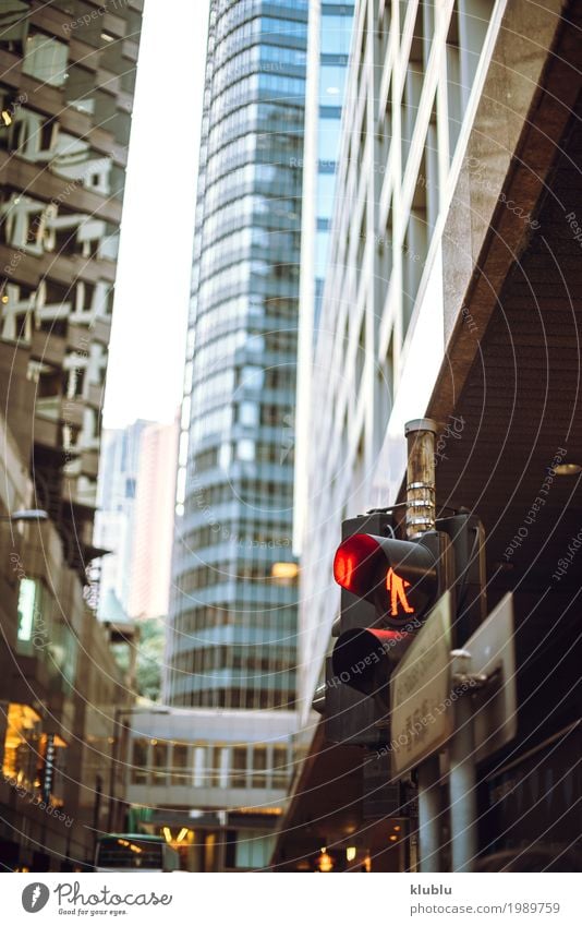 Hongkong ist eine internationale Metropole Leben Ferien & Urlaub & Reisen Tourismus Ausflug Haus Spiegel Büro Landschaft Gebäude Architektur Fassade Straße